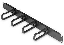 Digitus Кабельний організатор 19" 1U, 4xRings 44x97mm, RAL 9005