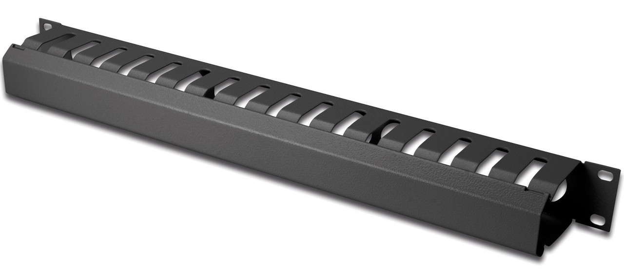 Digitus Кабельний організатор 19" 1U, перфорований, фото 1