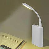 LED світильник OEM XI-5-15-W 1.5W DC5V USB білий, фото 4