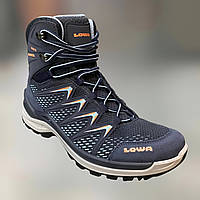 Кросівки жіночі трекінгові Lowa Innox Pro Gtx Mid Ws, колір синій, легкі жіночі черевики трекінгові