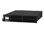 2E Джерело безперебійного живлення OD3000RT, 3000VA/2700W, RT2U, LCD, USB, 4xSchuko, фото 2