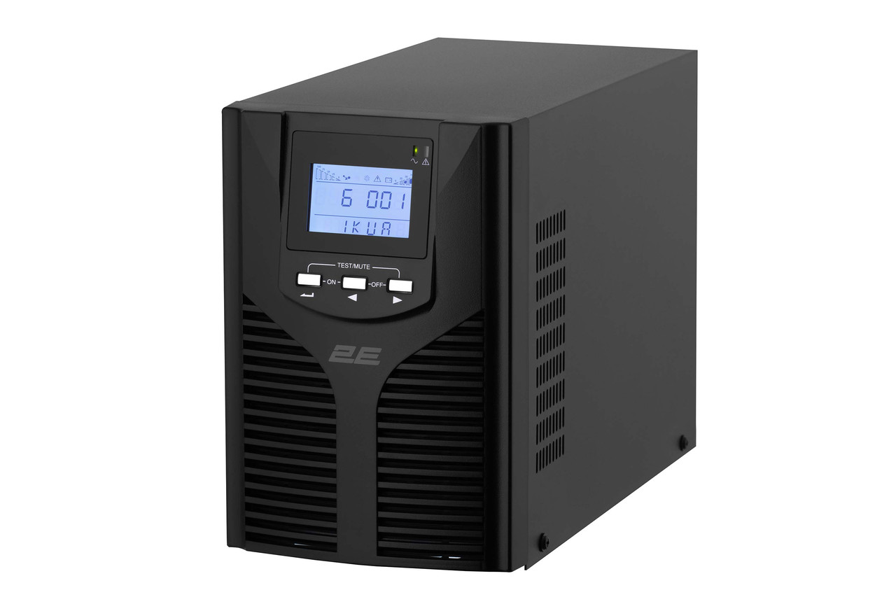 2E Джерело безперебійного живлення OD1000, 1000VA/900W, LCD, USB, 2xSchuko, фото 1