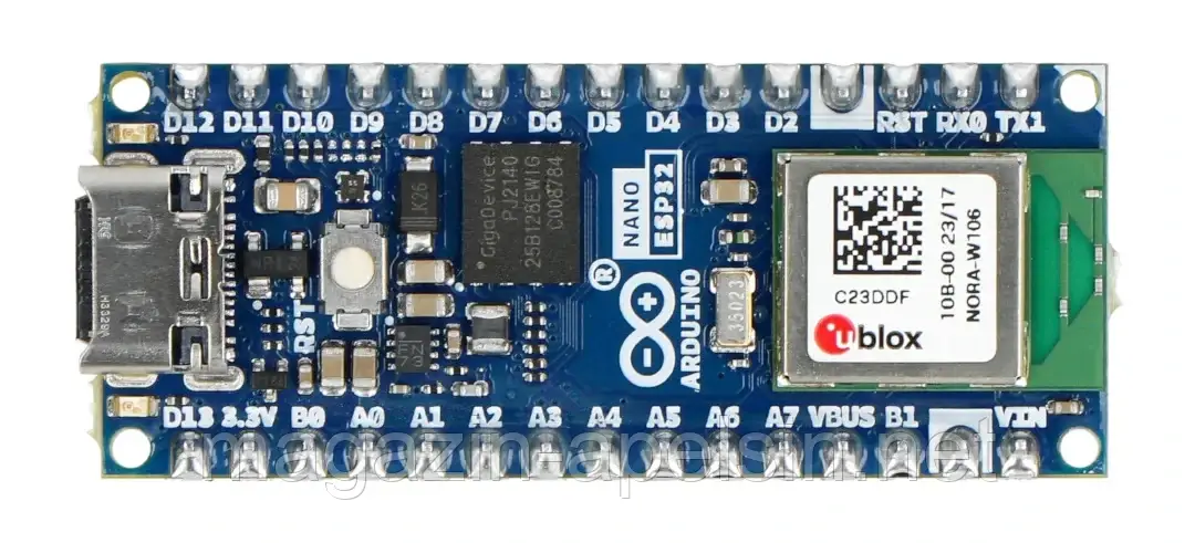 Купить Arduino Nano ESP32 с разъемами - ABX00083, цена 1475 ₴ — Prom.ua ...
