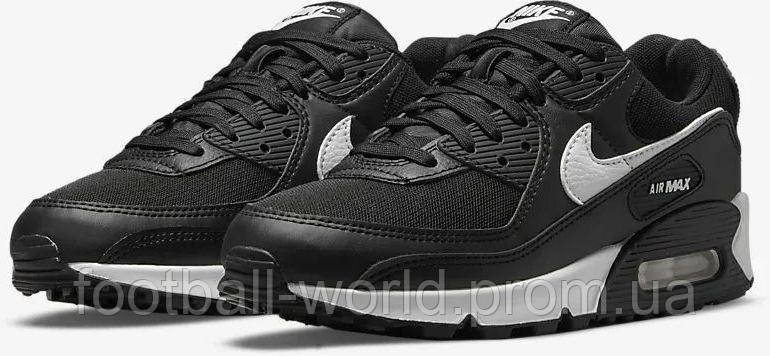 Ladies black nike air max 90 hot sale