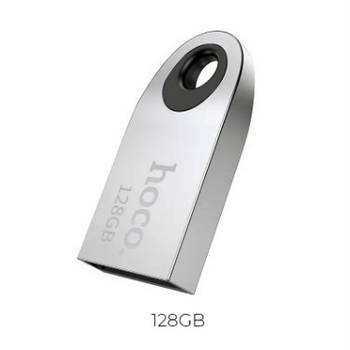 Флеш-драйв Hoco UD9 Insightful Smart mini car music USB drive 128GB Silver
