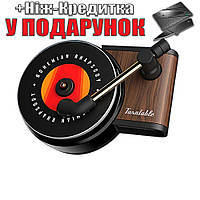 Ароматизатор TITA Turntable автомобильный в виде проигрывателя с 3 пластинками