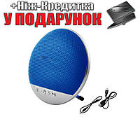 Bluetooth-колонка V3 c функцією speakerphone Синій