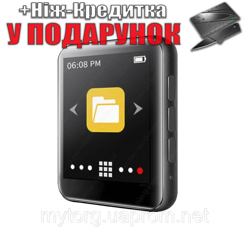 Портативний mp3-плеєр RUIZU M4 із сенсорним екраном FM-радіо  чорний