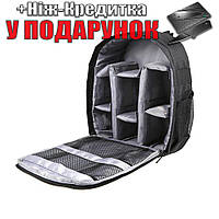 Водонепроницаемый рюкзак для зеркального фотоаппарата Tigernu Серый