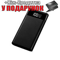 Power Bank на 20000mAh USB Type C Черный