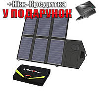 Зарядное устройство X Dragon на солнечной батарее 40W 5V/2.4A USB Портативная солнечная панель 40W