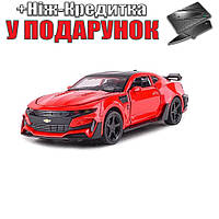 Модель гоночного автомобіля Chevrolet Camaro 1:32 металева Червоний