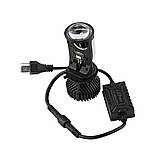 Комплект LED ламп Y6D H4 5500 K  9-32 V 22W радіатор з вентилятором (діод 3570 50mk) з лінзою, фото 6