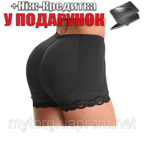 Купить Трусы пушап Трусы для увеличения бедер и ягодиц L Черный, цена ...