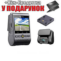 Відеореєстратор Viofo 5 ГГц Wi-Fi Bluetooth Full HD 1080P і другий камерою двоканальний Add Rear GPS