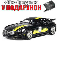 Машинка AMG GT R гоночна іграшкова 1:32 Чорний