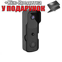 Дверной звонок с камерой Tuyasmart Wi-Fi и ИК-подсветкой 1080P HD Без звонка