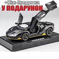 Модель автомобіля Lamborghini LP770 1:32 металева Чорний