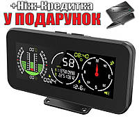 Автомобильный GPS MR Cartool M60 с компасом инклинометром часами Черный