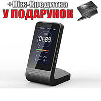 Анализатор Детектор углекислого газа CO2 температуры влажности Черный