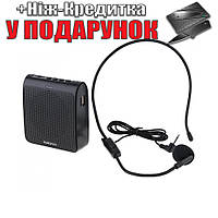 Громкоговоритель на пояс Rolton K100 USB радиогид с TF-картой и FM-радио Черный