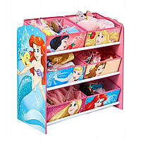 Комод-органайзер для дитячих іграшок Delta Children Принцеси Різнобарвний з принтом на 6 ящиків
