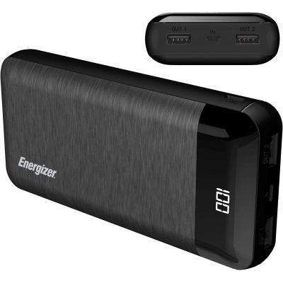 Зовнішній акумулятор (Power Bank) Energizer UE20058 20000 mAh with LCD Indicator