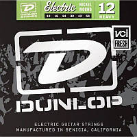 Струны для электрогитары 6 шт Dunlop DEN1254 Heavy Nickel Plated Steel Electric Guitar String FT, код: 2656564