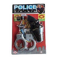 Полицейский набор арт. 249 (96шт/2) пистолет, наручники, планш. см