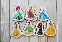 Набір №4 Принцеси діснея пряники їстівні топпери фігурки пряники їстівні топпери фігурки персонажі-герої для торта