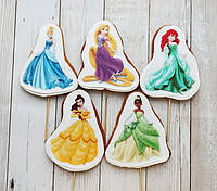 Набор№13 пряники принцессы Диснея съедобные топперы в торт фигурки персонажи герои декор украшения