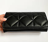 Бежева жіноча сумка-клатч на ланцюжку з екошкіри, фото 9