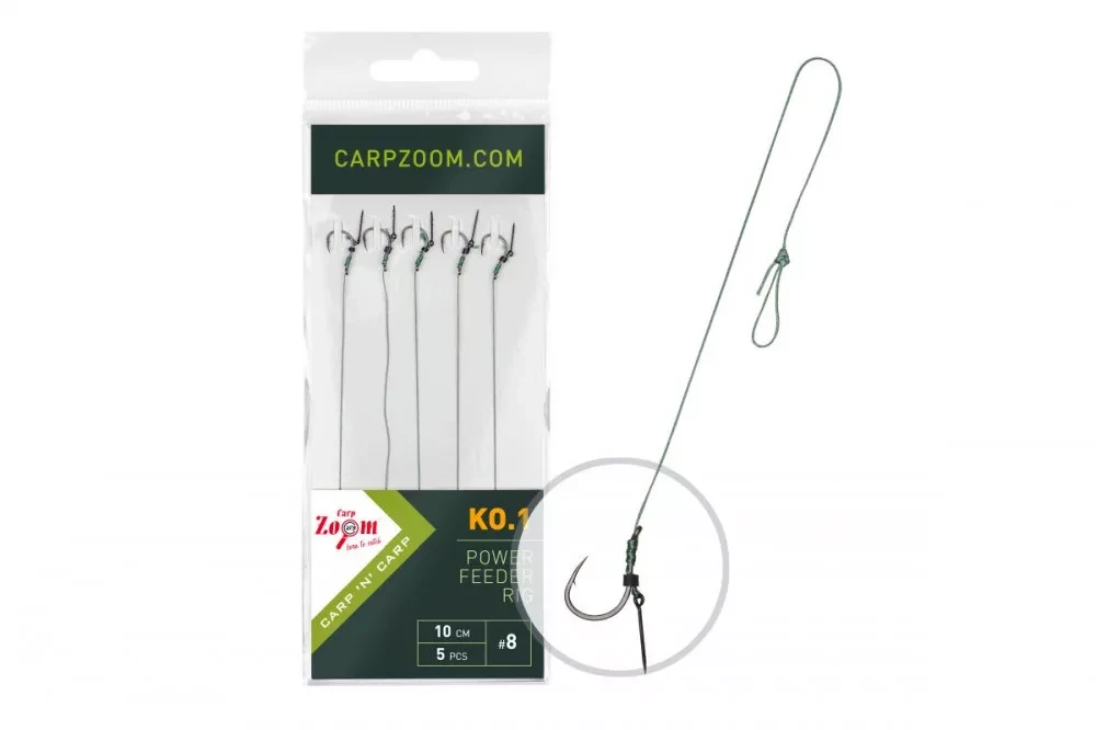 Повідець Carp Zoom Power Feeder Rig KO.1 10cm, фото 1