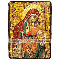 Икона Милостивая Киккская Божией Матери ,икона на дереве 130х170 мм