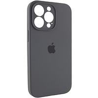 Чехол Silicone Case Full Protective Camera Iphone 13 Pro Max Сірий (53)