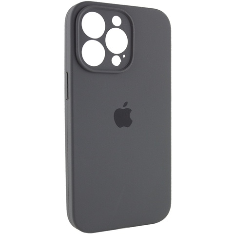 Чехол Silicone Case Full Protective Camera Iphone 13 Pro Max Сірий (53) - фото 1 - id-p1905385378