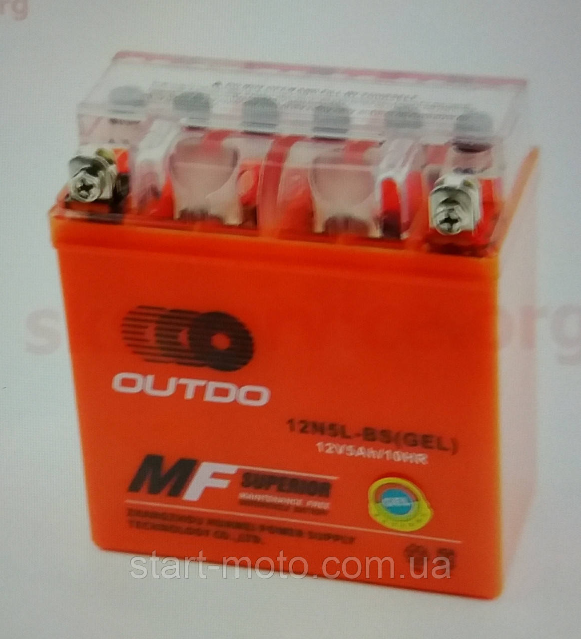 Акумулятор Ява Active 12V 5Ah 12N5L-BS GEL гелевий L120xW60H130 фірма OUTDO