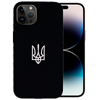 Чехол Silicone Case Full Protective Iphone 14 Чорний Patriot