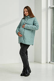 Демісезонна слінгокурточка 3 в 1 для вагітних та слінгоношення Melbourne S Lullababe М'ятний