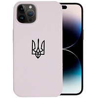 Чехол Silicone Case Full Protective Iphone 14 Білий Patriot