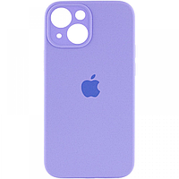 Чехол Silicone Case Full Protective Camera Iphone 14 Лавандовий