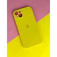 Чехол Silicone Case Full Protective Camera Iphone 14 Жовтий (33)