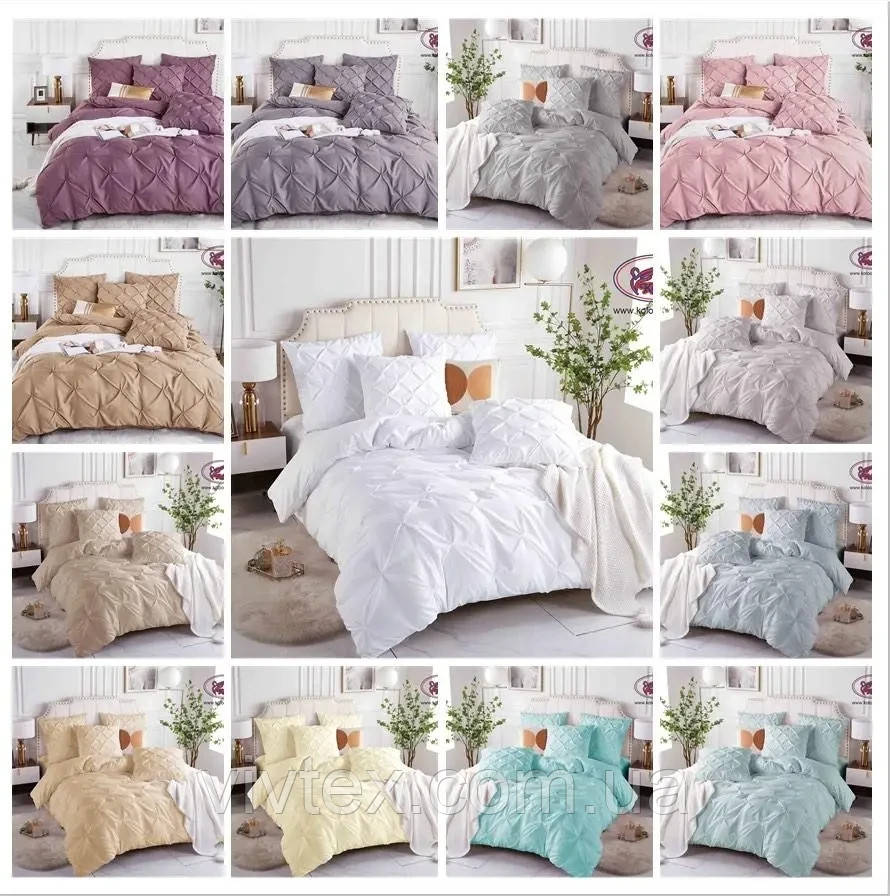 Постільна білизна сатин KOLOCO євророзмір 200х230, фото 1