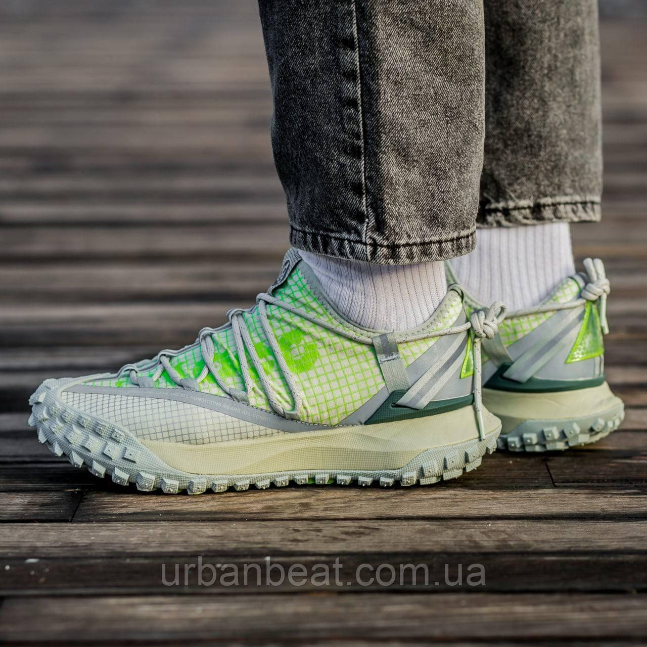 Мужские кроссовки Nike ACG Mountain Fly Low Sea Glass - фото 1 - id-p1906583519