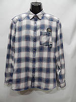 Мужская теплая рубашка с длинным рукавом Engbers оригинал р.50 009RTX (только в указанном размере, 1 шт)
