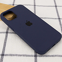 Чехол Silicone Case Full Protective Iphone 14 Plus Темно-Синій (73)