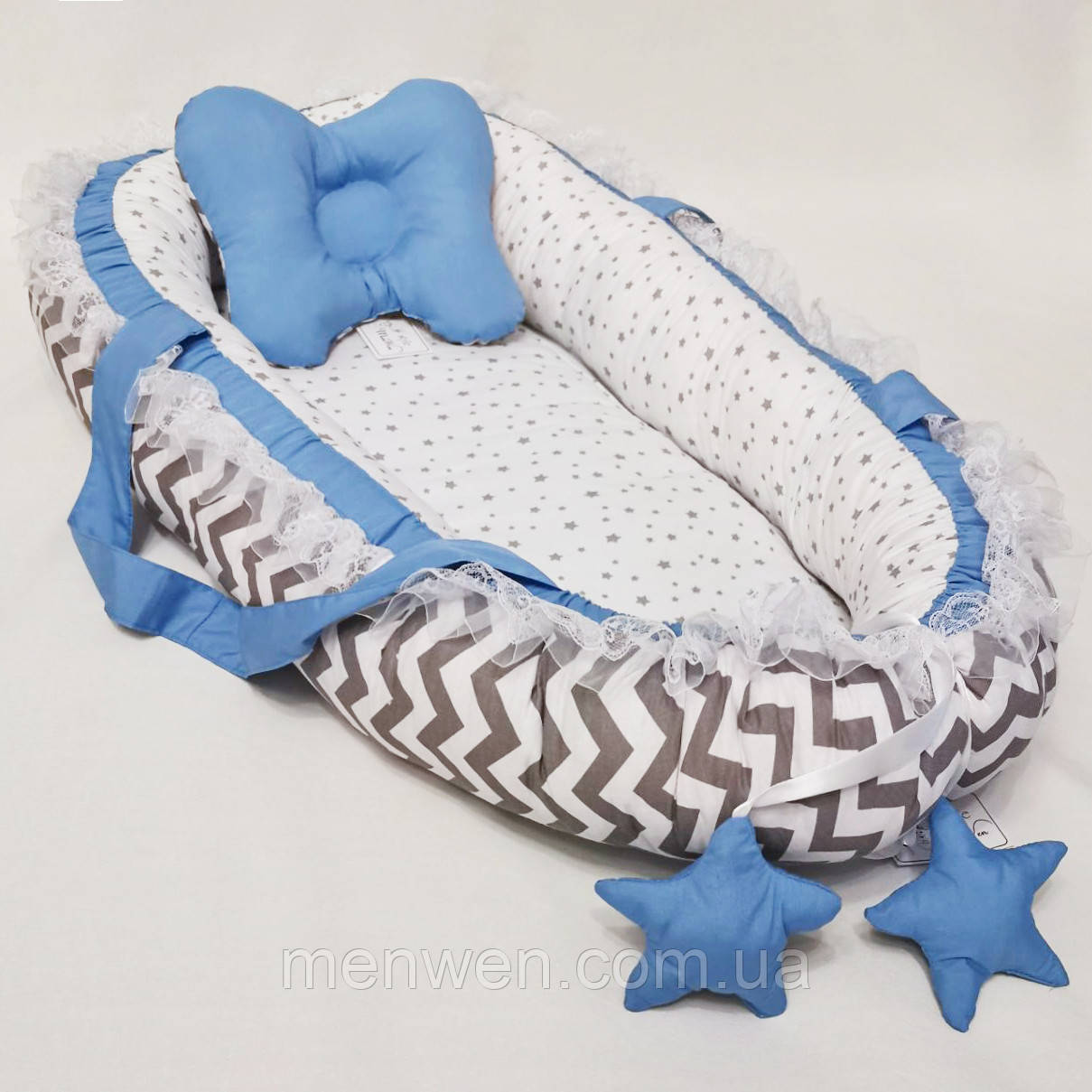 Кокон-гніздишко для новонароджених (6 розмірів), фото 1