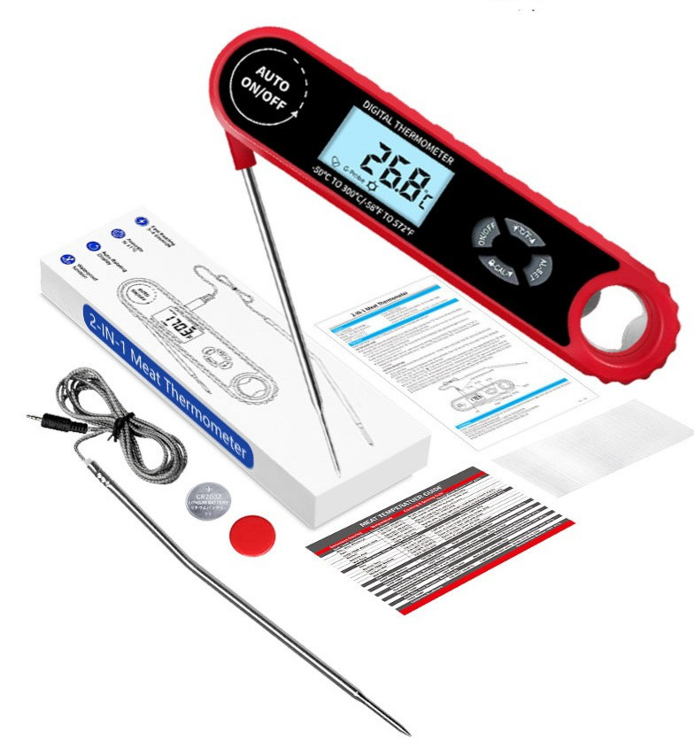 Кухонний термометр MEAT THERMOMETR 2в1 з виносним щупом миттєве читання 3-4 секунди