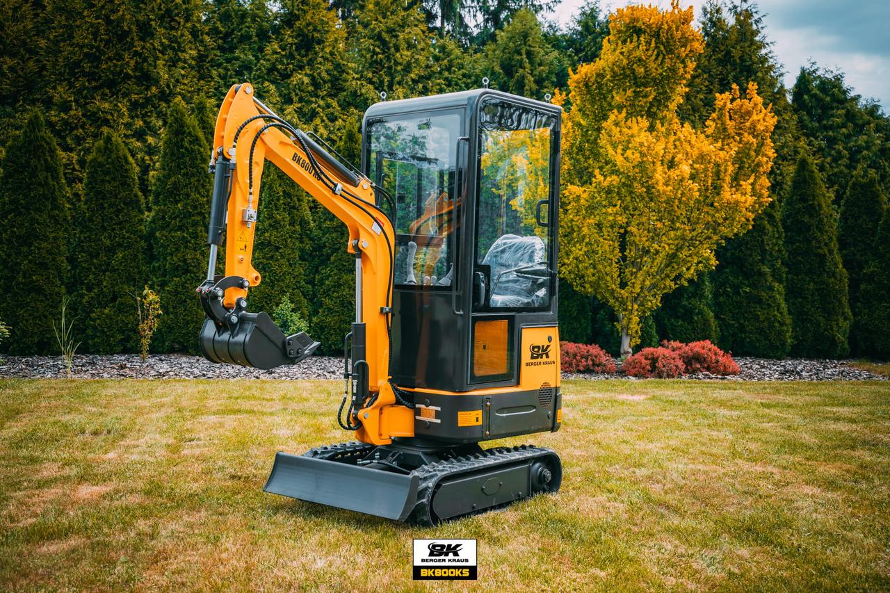 Міні-екскаватор Berger Kraus BK800KS поворотна кабіна з ковшем 380 мм, фото 1