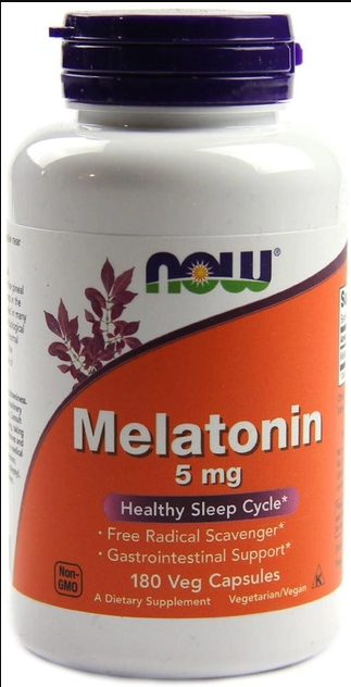 NOW - Melatonin 5 mg (180 caps)